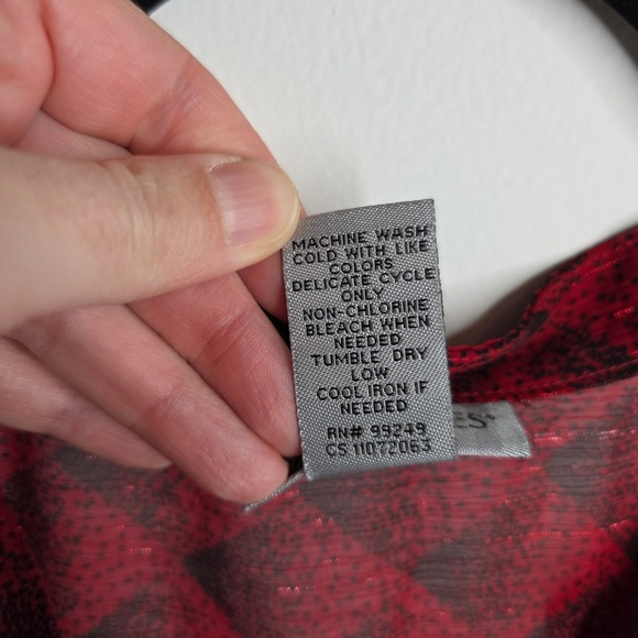 Catherines Button Up Womens 3X - Picture 5 of 5